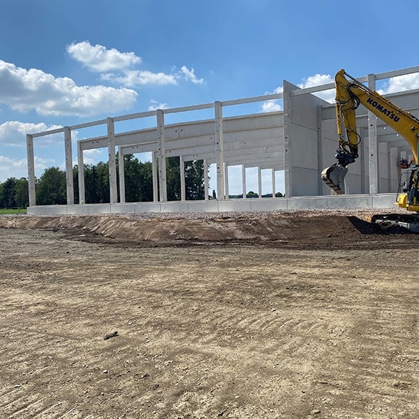 Erd- und Kanalbau Lagerhalle, Geldern